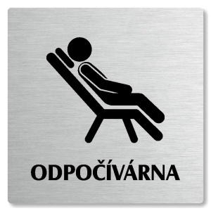 Odpočívárna, 100x100mm, stříbrná, Nevada